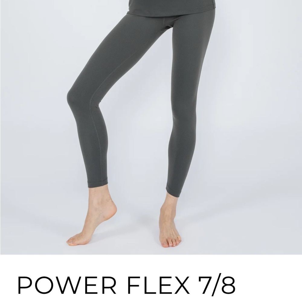 Power Flex 7/8 Leggings - Gray